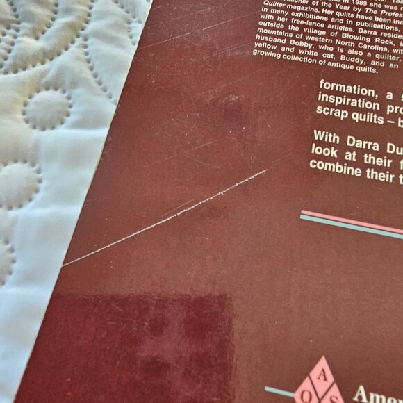 Sensational Scrap Quilts By Darra Duffy Williamson, Softcover, 1992 Vintage - Picture 10 of 10